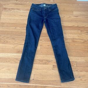 Eddie Bauer Truly Straight jeans size 2 medium dark blue